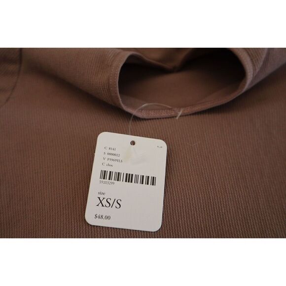 Intimately Free People Women's Sz XS/S Brown Seamless L/S Turtleneck Bodysuit - Picture 3 of 6